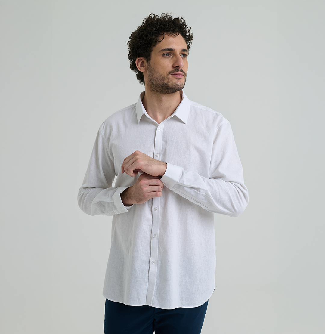Camisa de Linho Minimal
