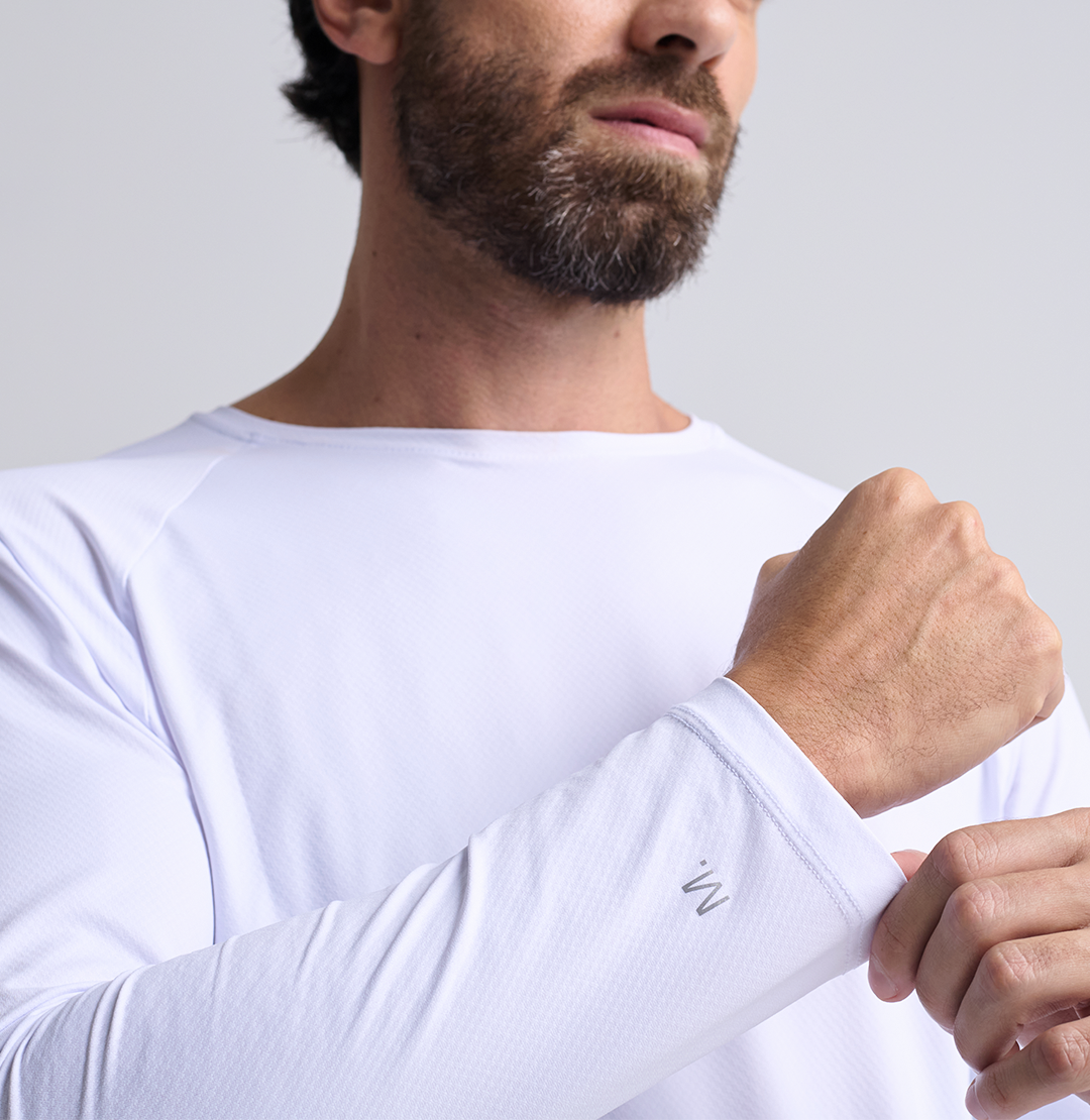 Kit 2x Camiseta Fitness Manga Longa