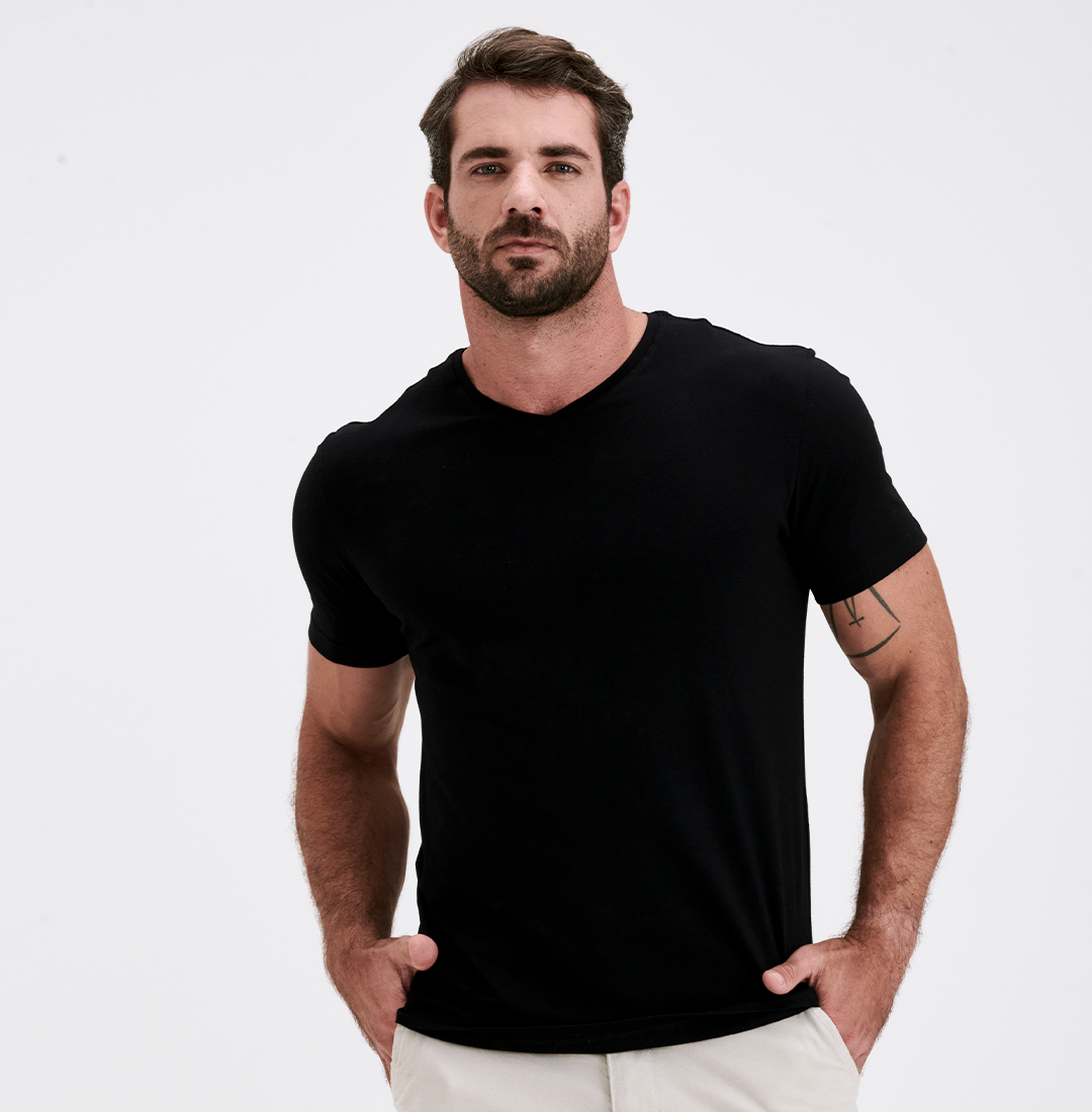 Camiseta Minimal - Compre 5 e Leve 6 + Cueca
